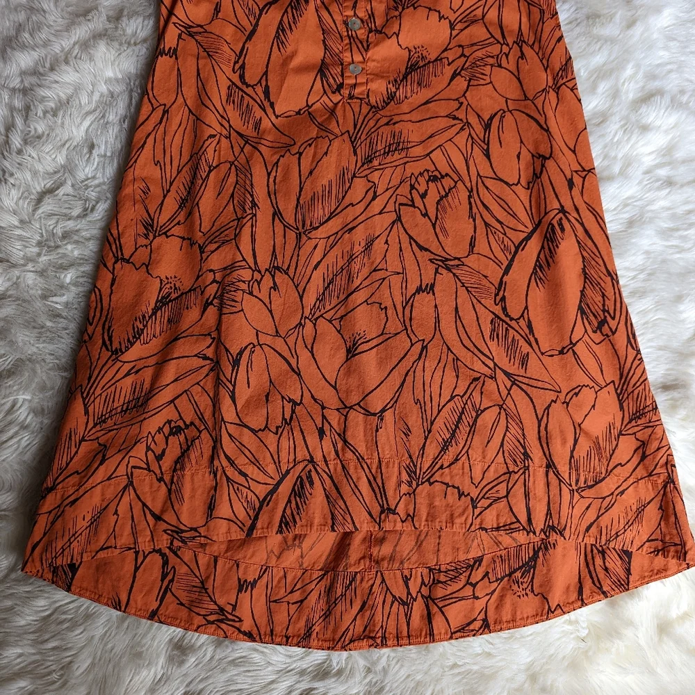 EUC Bryn Walker Don Tunic in Orange Floral